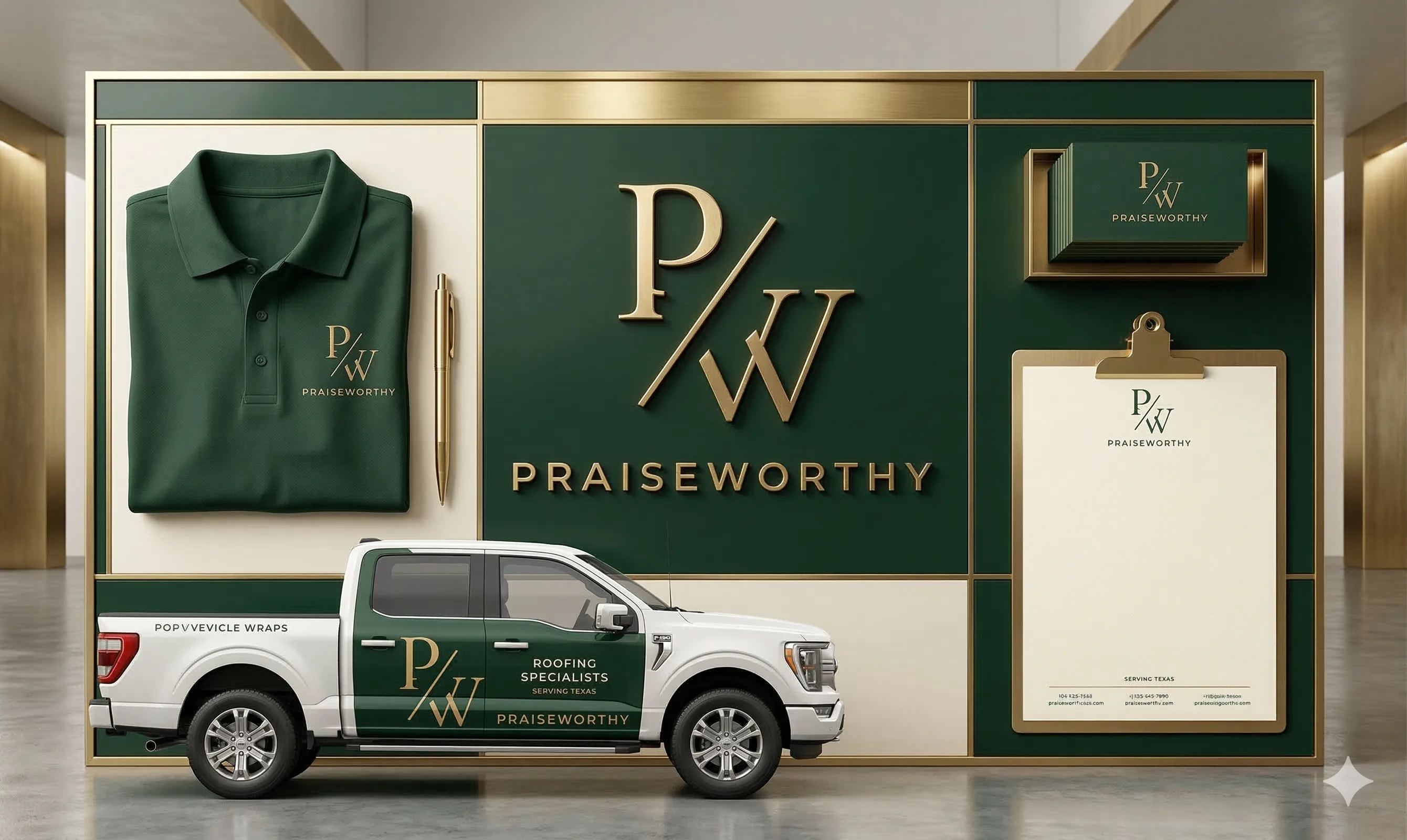 Praise Worthy 서비스 트럭 래핑 이미지